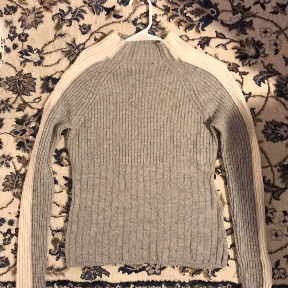 Wool warm turtleneck sweater
